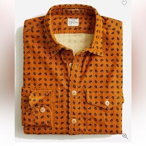 J.Crew corduroy CPO shirt in print size S